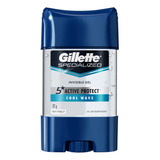 Desodorante Gillette Antitranspirante Clear Gel Coolwave 82g