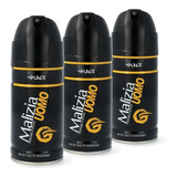 Desodorante Malizia Amber 150ml Pack C/3