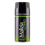 Desodorante Malizia Uomo Vetyver Masculino Spray