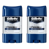 Desodorante Stick Gillette Clear Gel Antibac 82g-kit C/2un