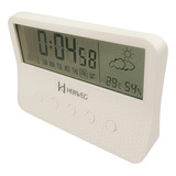 Despertador Branco Herweg 2986 - Alarme,