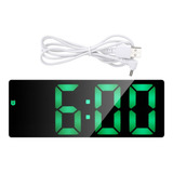 Despertador Relogio Mesa Parede Digital Led C/ Data Alarme
