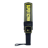 Detector De Metal Manual Portatil Com Bateria Recarregavel