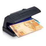 Detector Dinheiro Leitor Notas Falsas Cédulas Uv 4w Preto