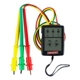 Detector Sequência Fase Fasímetro Trifásico + Estojo Spi-500