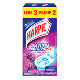 Detergente Sanitário Pastilha Adesiva Lavanda Harpic