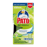 Detergente Vaso Sanitário Refil Pato Gel Adesivo 38g 6 Disco