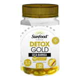 Detox Gold Seca Barriga 4000mg 120 Softgels Sunfood Clinical