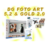 Dg Foto Art Gold Com + De 4.000 Templates - 62gb