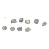 Diamantes Brutos Lote C/ 9 Peças, 0,68 Quilates (68 Pontos)