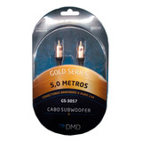 Diamond Cable Gs-3057 Cabo Para Subwoofer Conectores 24k 5m