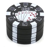 Dichavador Metal Ficha Poker Moedor Triturador