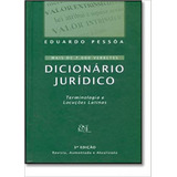 Dicionário Jurídico - Terminologia E Locuções