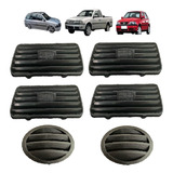 Difusor De Ar Painel Gol Saveiro Parati G3 Kit 6 Peças Preto