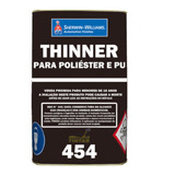 Diluente Para Pu E Poliester 454 Lazzuril 5l