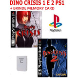 Dino Crisis + Dino Crisis 2 + Memory Card Para Ps1 Oferta