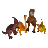 Dinossauro Borracha Grande 4 Modelos