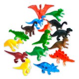 Dinossauro Borracha Miniatura Pequena Brinde Kit