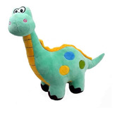 Dinossauro De Pelúcia Verde 32 Cm Alt Lavável Antialérgico 