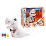 Dinossauro Dino Baby Para Pintar Jurassic Word + 3 Tintas