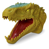 Dinossauro Dino Fantoche T-rex Verde -