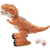 Dinossauro Miniatura T-rex Luz Som Movimento