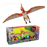 Dinossauro Pterossauro Voador Em Vinil C/ Som - Adijomar