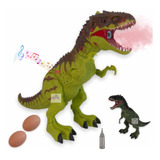 Dinossauro Rex Brinquedo Anda Solta Fumaça