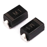 Diodo M1 1n4001 Smd Do-214ac 1a 35v (100 Peças)