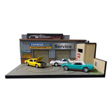 Diorama Escala 1/64 Modelo Shop Auto - Maquete Cenario Mdf.