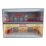 Diorama Modular Mdf Modelo Ferrari -shell Escala 1/64 Makete