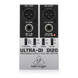 Direct Box Ativo Behringer Ultra Di20 2 Canais Profissional