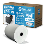 Directpel Bobina Térmica 80x80 - Epson - Caixa C/ 16 Rolos