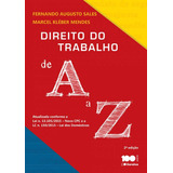 Direito Do Trabalho De A A Z - 2ª Edição De 2015, De Sales, Fernando Augusto. Editora Saraiva Educação S. A., Capa Mole Em Português, 2015