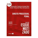 Direito Processual Penal Esquematizado - 12ª Edição 2023, De Pedro Lenza, Alexandre Cebrian. Editora Saraiva Jurídicos, Capa Mole, Edição 12ª 2023 Em Português, 2023