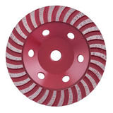 Disco Copo Desbaste Diamantado Pro Turbo 115 X M14 - Norton Cor Vermelho