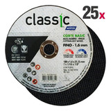 Disco Corte 7 Pol Aço Inox Classic Basic Kit 25 Peças Norton Cor Cinza