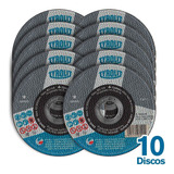 Disco Corte Fino Tyrolit 4.1/2 115mm Aço Inox =kit 10 Peças