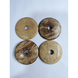 Disco De Coco Tons Claro 3,0cm Furo Central De 0,5mm 100pçs