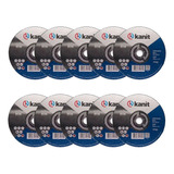 Disco De Corte Fino Inox Kanit 10 Pçs