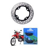 Disco De Freio Traseiro Import. Bros 160 Com Pastilha Cobreq