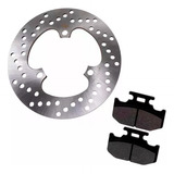 Disco De Freio Traseiro Xtz 250 Lander + Pastilha 2007 -2015