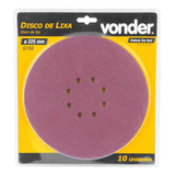 Disco De Lixa C/ Velcro Perf.