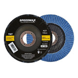 Disco De Lixa Flap 4.1/2 Grão 120 P/ Lixadeira Kit C/10 Pçs 
