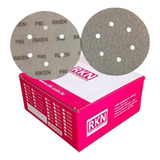 Disco De Lixa Roquite 6 Polegadas 6 Furos Grao 80 50 Discos