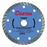 Disco Diamantado Turbo 254mm Cortag