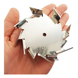 Disco Dispersor 100mm, Chapa 2mm - Aço Inox 316