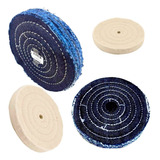 Disco Escova Roda Polimento Jeans Politriz Esmeril 4 Poleg 6