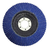 Disco Flap 4.1/2 115mm Grão 60 Zirconio Caixa 10 Unidades
