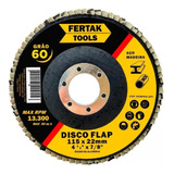 Disco Flap 4-1/2 Pol Grão 60